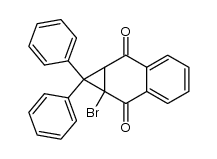 1a-bromo-1,1-diphenyl-1H-cyclopropa[b]naphthalene-2,7(1aH,7aH)-dione Structure