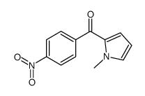 (1-methylpyrrol-2-yl)-(4-nitrophenyl)methanone Structure