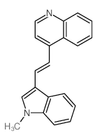 Quinoline,4-[2-(1-methyl-1H-indol-3-yl)ethenyl]- picture