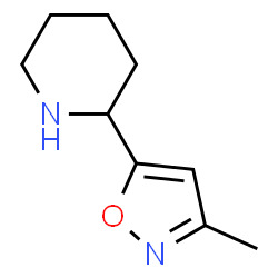 Piperidine, 2-(3-methyl-5-isoxazolyl)-, (R)- (9CI)结构式