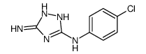 N~3~-(4-氯苯基)-1H-1,2,4-三唑-3,5-二胺图片