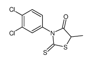 3-(3,4-dichlorophenyl)-5-methyl-2-sulfanylidene-1,3-thiazolidin-4-one Structure