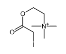 2-(2-iodoacetyl)oxyethyl-trimethylazanium Structure
