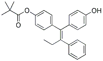 (E)-4-(1-(4-羟基苯基)-2-苯基丁-1-烯-1-基)苯基新戊酸酯图片