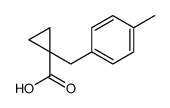 1-(p-Methylbenzyl)cyclopropanecarboxylic acid Structure