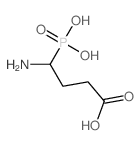 4-amino-4-phosphono-butanoic acid Structure
