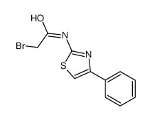 N1-(4-PHENYL-1,3-THIAZOL-2-YL)-2-BROMOACETAMIDE Structure