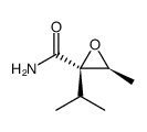 Oxiranecarboxamide, 3-methyl-2-(1-methylethyl)-, (2R,3S)- (9CI)结构式