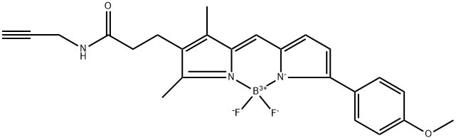 3-氟硼吡咯-TMR-炔结构式