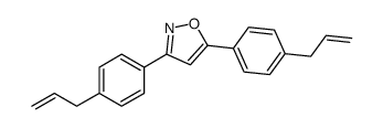 3,5-bis(4-prop-2-enylphenyl)-1,2-oxazole Structure