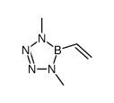 5-Ethenyl-4,5-dihydro-1,4-dimethyl-1H-tetrazaborole Structure