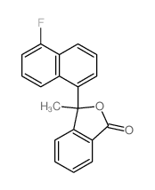 3-(5-fluoronaphthalen-1-yl)-3-methyl-isobenzofuran-1-one Structure