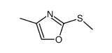 4-methyl-2-methylthiooxazole Structure