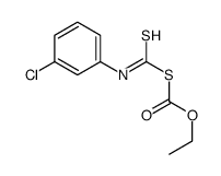 ethyl (3-chlorophenyl)carbamothioylsulfanylformate Structure