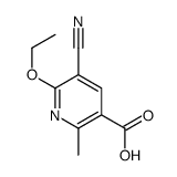 3-Pyridinecarboxylicacid,5-cyano-6-ethoxy-2-methyl-(9CI)结构式