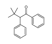 3,3-dimethyl-1,2-diphenylbutan-1-one结构式