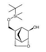 4-tert-butyldimethylsilyloxymethyl-7-oxatricyclo(3.2.1.13,8)nonan-2-ol Structure