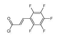 Pentafluoro-cinnamoylchlorid结构式