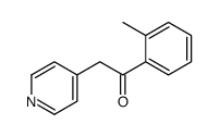 1-(2-methylphenyl)-2-pyridin-4-ylethanone Structure