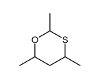 2,4,6-trimethyl-1,3-oxathiane结构式