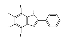 4,5,6,7-tetrafluoro-2-phenylindole Structure