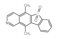 [1]Benzothieno[2,3-g]isoquinoline,5,11-dimethyl-, 6,6-dioxide structure