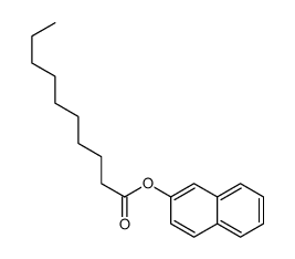 B-NAPHTHYL CAPRATE Structure