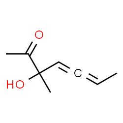 4,5-Heptadien-2-one, 3-hydroxy-3-methyl- (9CI) Structure