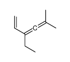 3-ethyl-5-methylhexa-1,3,4-triene结构式