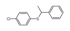 (4-chlorophenyl)(1-phenylethyl)sulfane结构式