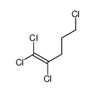 1,1,2,5-tetrachloropent-1-ene结构式