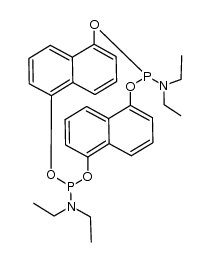 N3,N3,N16,N16-tetraethyl-2,4,15,17-tetraoxa-3,16-diphosphapentacyclo[20.4.0.05,10.09,14.018,23]hexacosa-1(22),5(10),6,8,11,13,18,20,23,25-decaene-3,16-diamine结构式