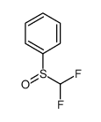 Benzene, [(difluoromethyl)sulfinyl]- structure