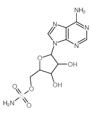 Adenosine, 5'-sulfamate(8CI,9CI)结构式