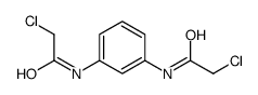 2-chloro-N-[3-[(2-chloroacetyl)amino]phenyl]acetamide结构式