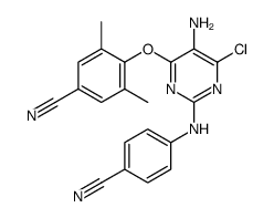 Des(6-amino-5-bromo)-5-amino-6-chloro Etravirine structure