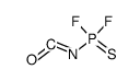 Isocyanatodifluorophosphine sulfide Structure