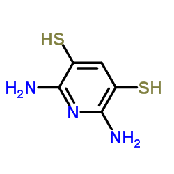 2,6-Diamino-3,5-pyridinedithiol结构式