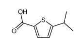 5-异丙基噻吩-2-羧酸结构式