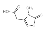 4-Thiazoleacetic acid,2,3-dihydro-3-methyl-2-thioxo- picture