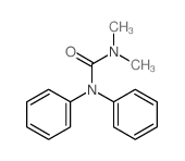 Urea,N,N-dimethyl-N',N'-diphenyl- structure