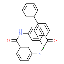 N-(3-{[(3-chlorophenyl)amino]carbonyl}phenyl)-4-biphenylcarboxamide Structure