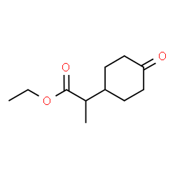 2-(4-氧代环己基)丙酸乙酯结构式