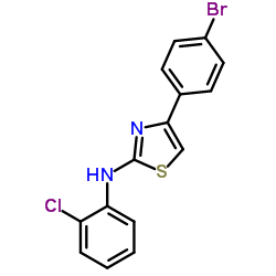 4-(4-Bromophenyl)-N-(2-chlorophenyl)-1,3-thiazol-2-amine结构式