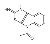 1-(2-amino-[1,3]thiazolo[5,4-b]indol-4-yl)ethanone结构式