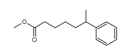 6-Phenylheptansaeuremethylester Structure