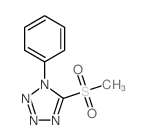 1H-Tetrazole,5-(methylsulfonyl)-1-phenyl- structure