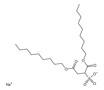 sodium 1,4-dinonyl sulphonatosuccinate结构式