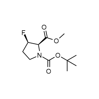 1-(tert-Butyl) 2-methyl (2R,3R)-3-fluoropyrrolidine-1,2-dicarboxylate picture