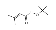 β,β-Dimethylacrylsaeure-tert.-butylperester Structure